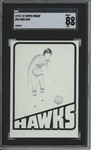 1972 Topps #96 Don May 9 card progressive proof.